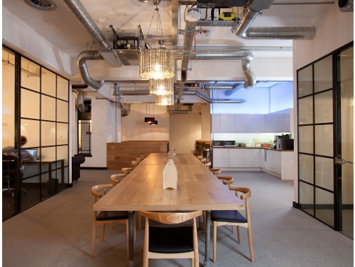 Office rental in London Interior