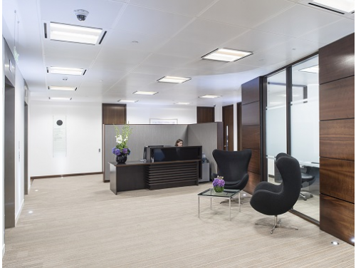 Serviced offices in London Reception